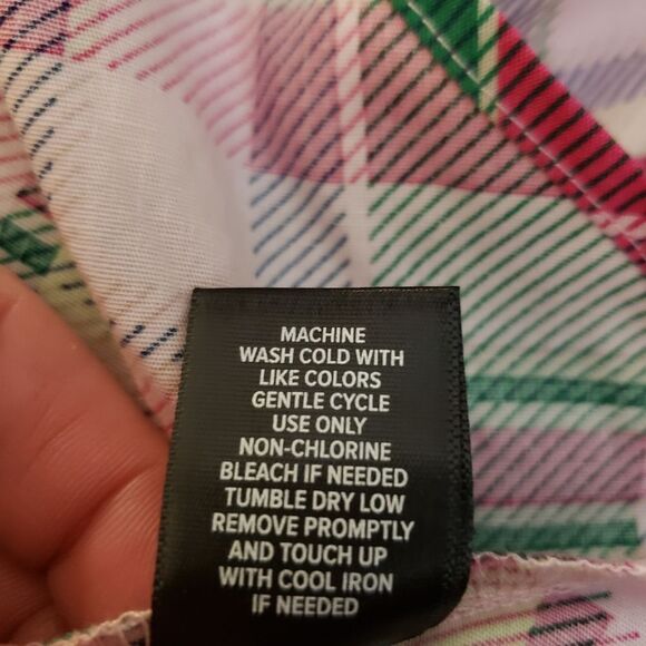 Torrid Plaid Poplin Tiered Ruffle Strap Dress Sz 4X - Picture 7 of 7